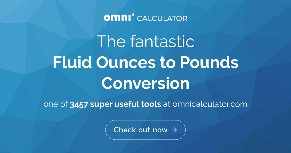 fluid-ounces-to-pounds-conversion