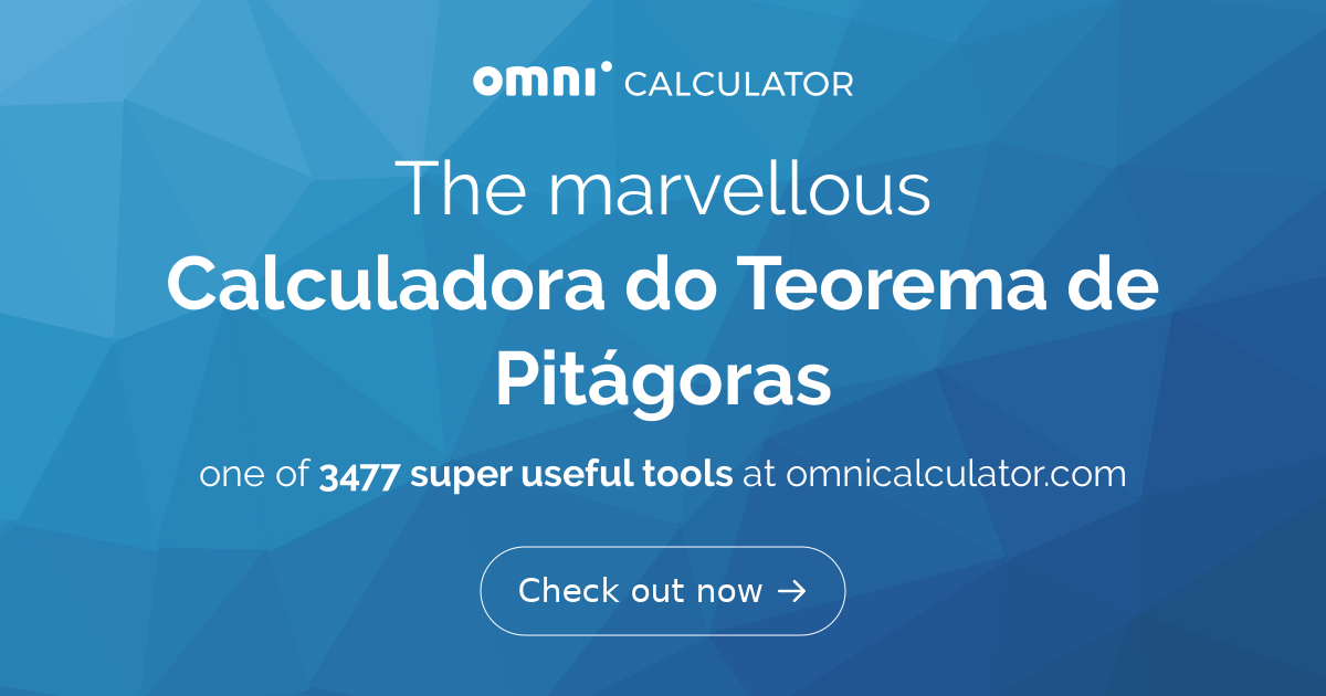 Calculadora Do Teorema De Pitágoras