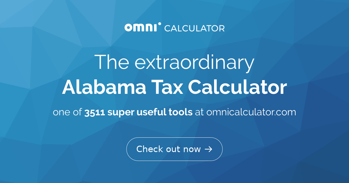 Alabama Tax Calculator