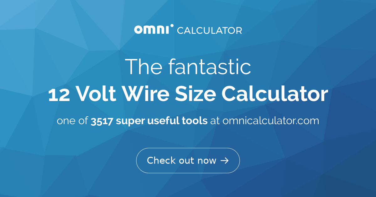 12-volt-wire-size-calculator