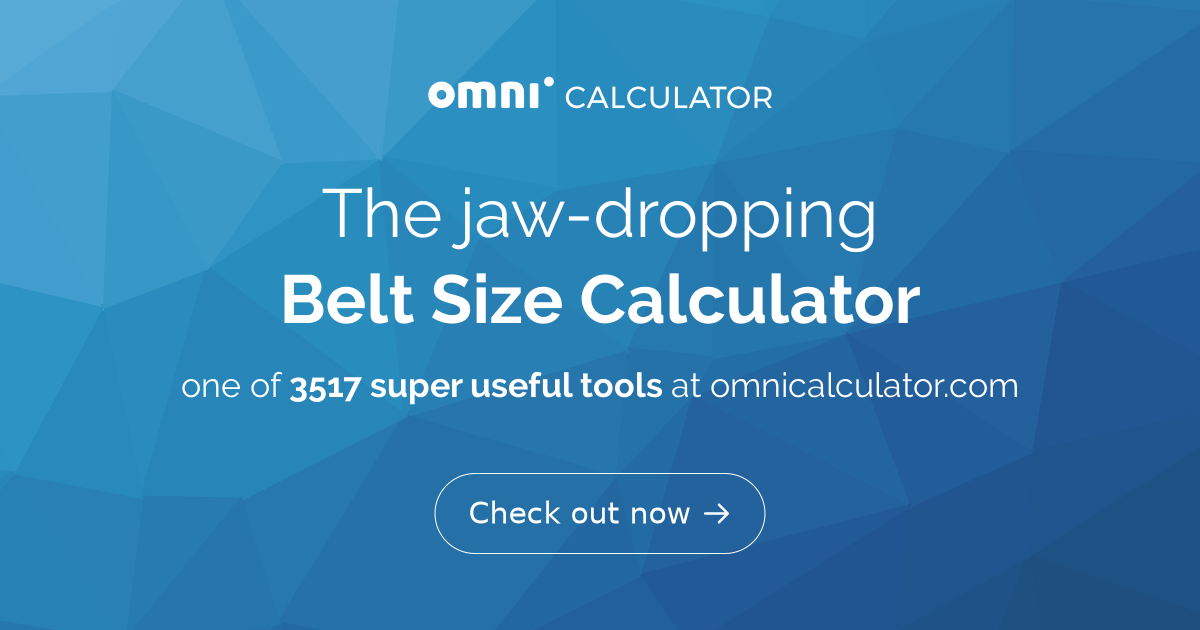 Belt Size Calculator