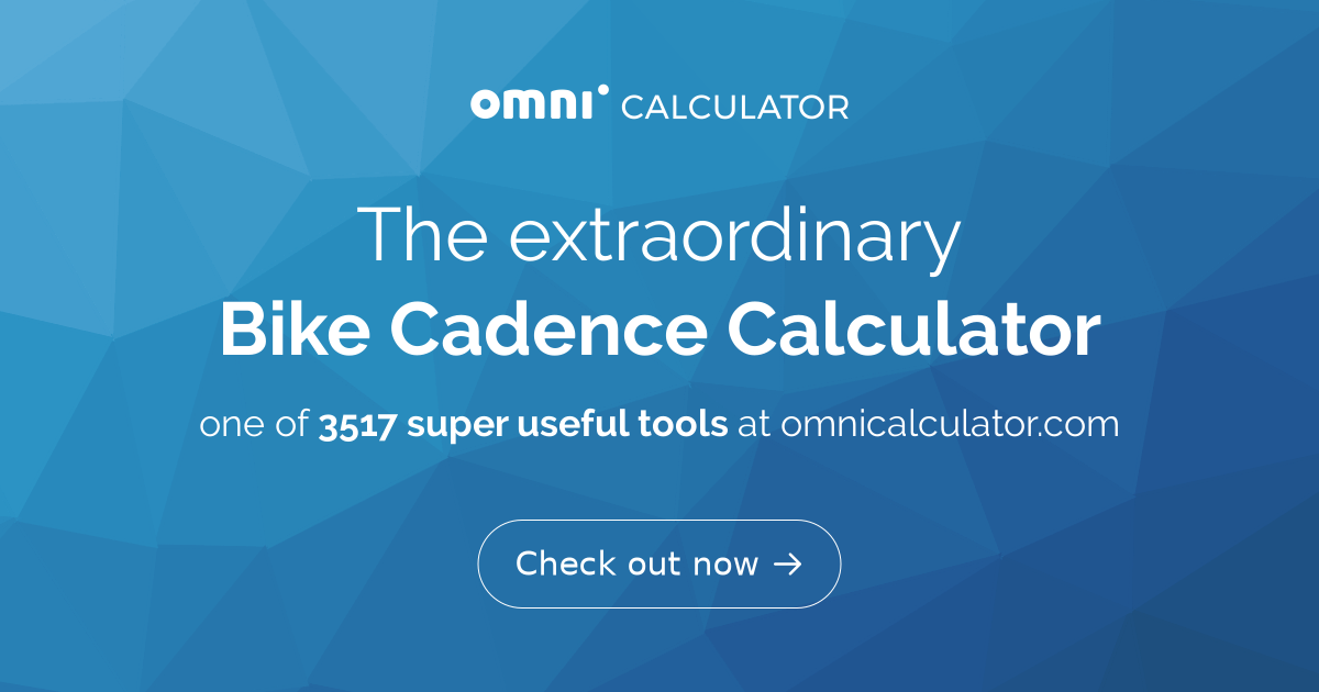 bike-cadence-calculator