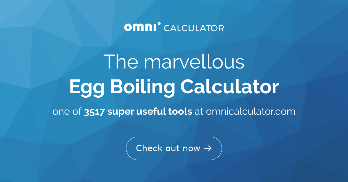 Egg Boiling Calculator