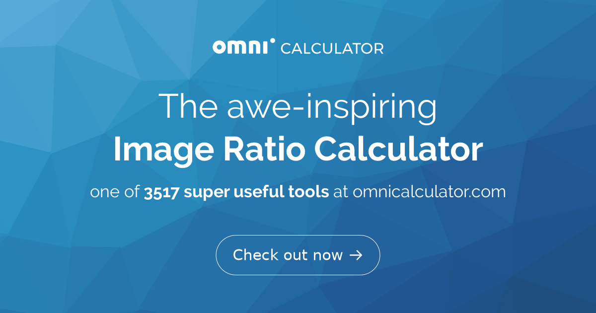 Image Ratio Calculator