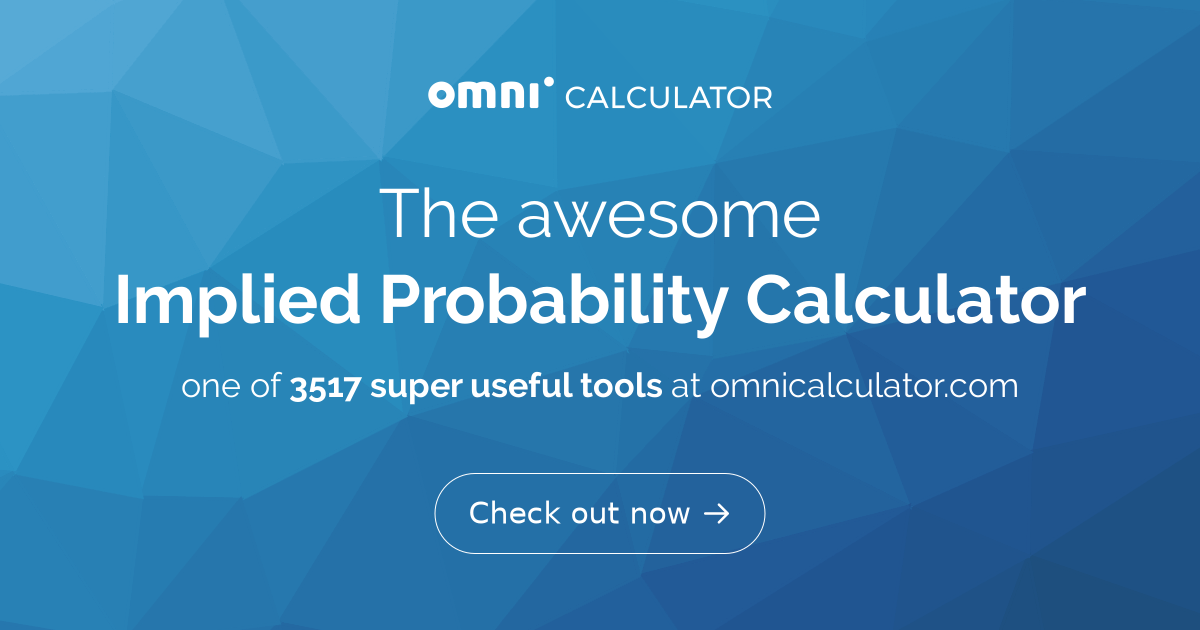 How to Calculate Implied Probability in Sports Betting