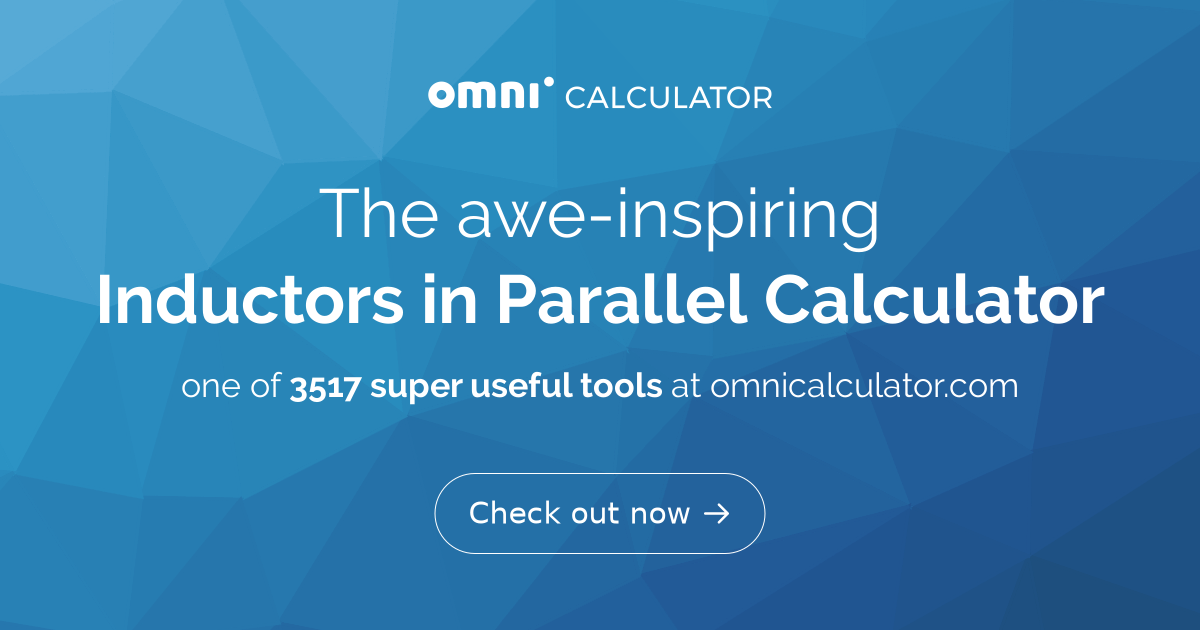 Inductors in Parallel Calculator
