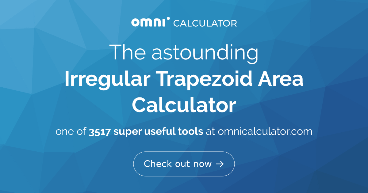 Irregular Trapezoid Area Calculator