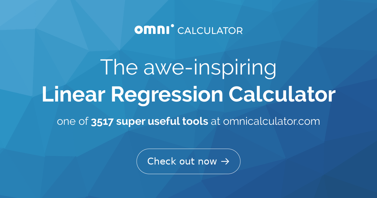 Linear Regression Calculator