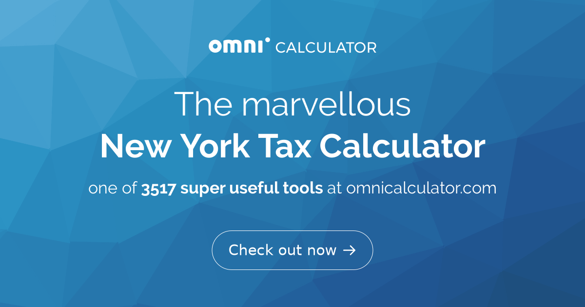 new york tax calculator shopping