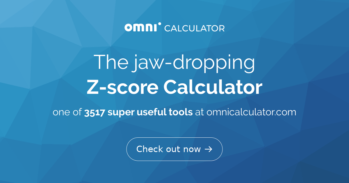 z score table calculator