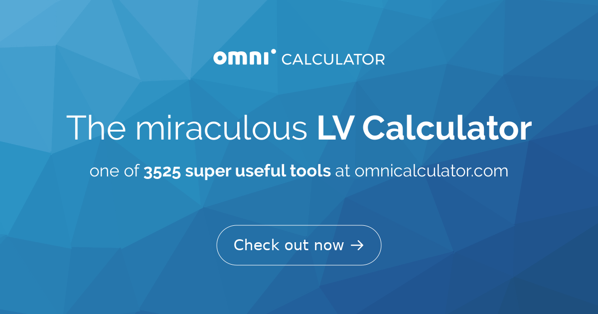 Lv Mass Index Calculator  Natural Resource Department
