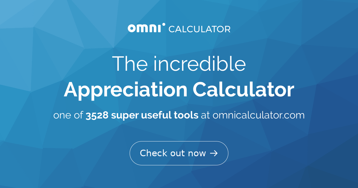 house appreciation calculator