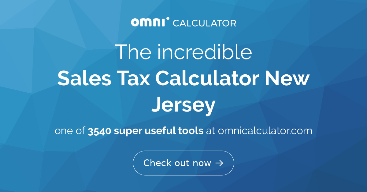 6.625 sales tax calculator near new jersey