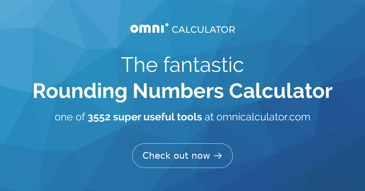 Rounding to Decimal Places Calculator