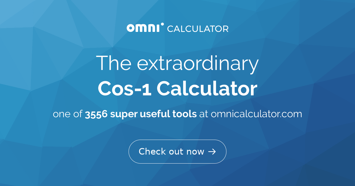 cos-1-calculator