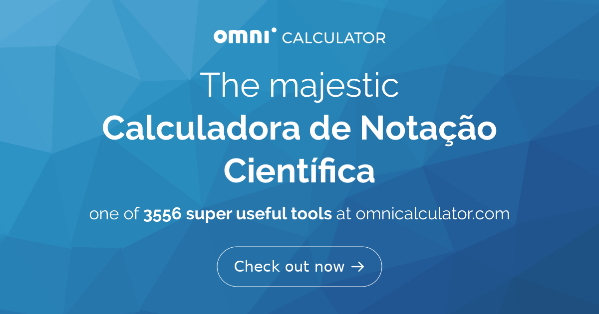 Calculadora De Notação Científica