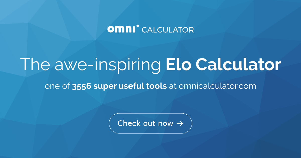 Elo Calculator - Rating Calc on the App Store