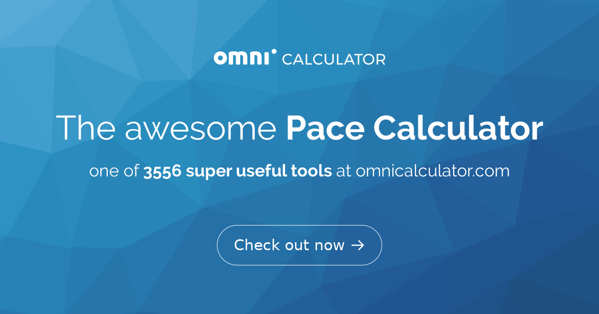 Pace Calculator — HIGH PERFORMANCE WEST