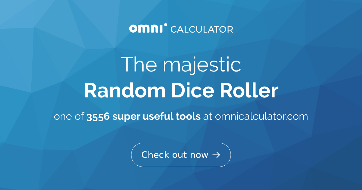 Dice Roller 🎲 - Random Dice Roll Generator