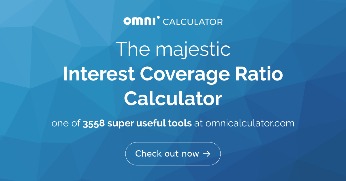 Interest Coverage Ratio Calculator