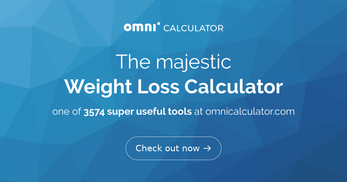 Weight Loss Calorie Calculator: no more guesswork — rosentrain