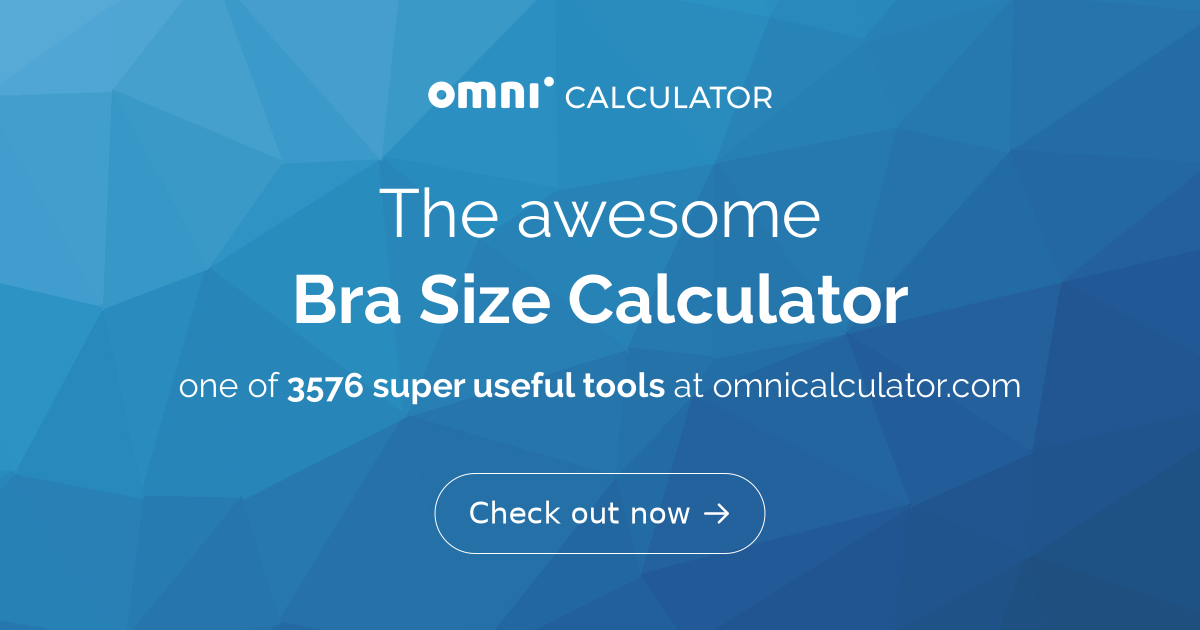 bra size calculator: guide to selecting the perfect bra – aastey