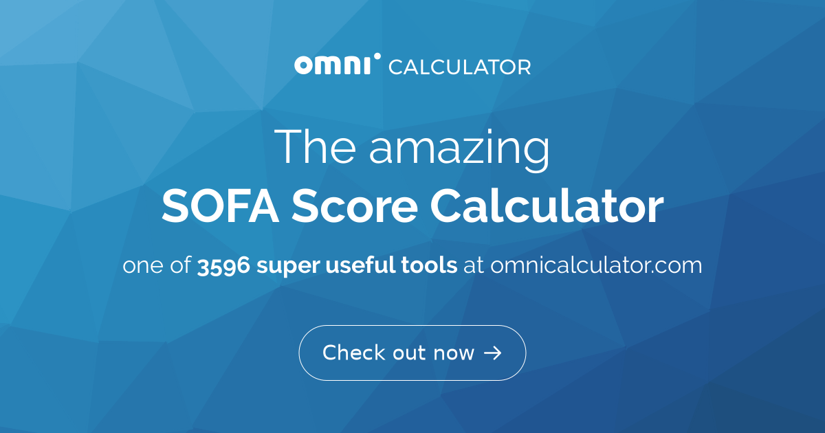 Sofa Score Calculator