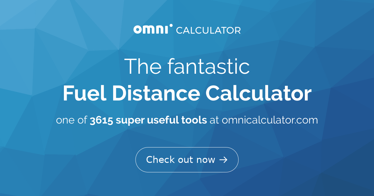 Fuel Distance Calculator