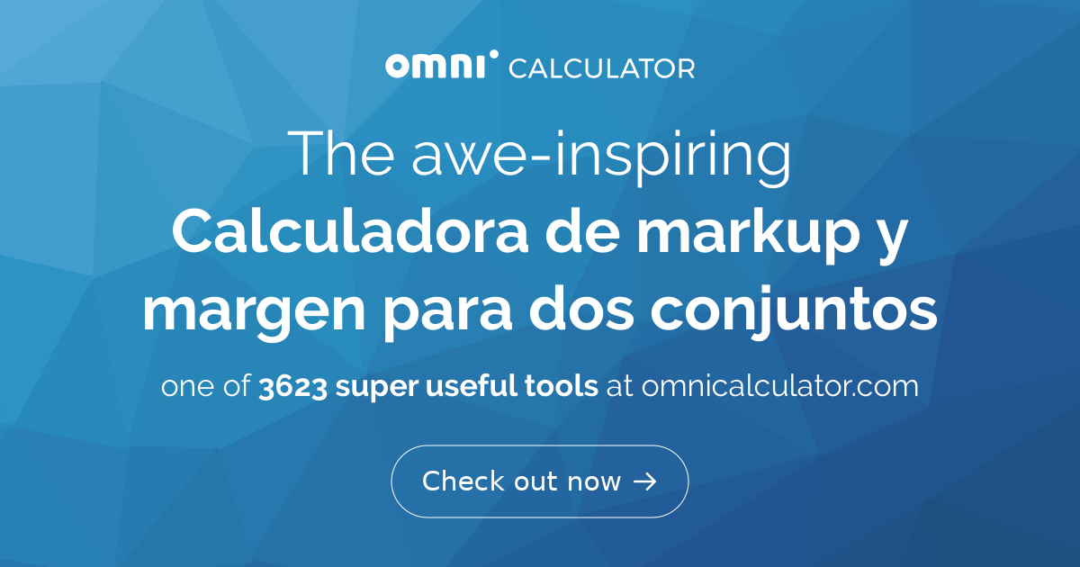 Calculadora De Markup Y Margen De Beneficio 1378