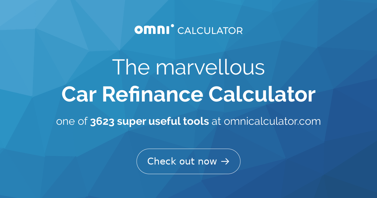 capital one car refinance calculator