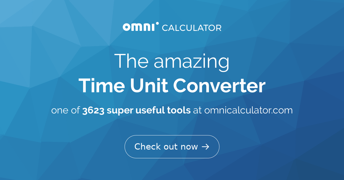 Time unit outlet converter google