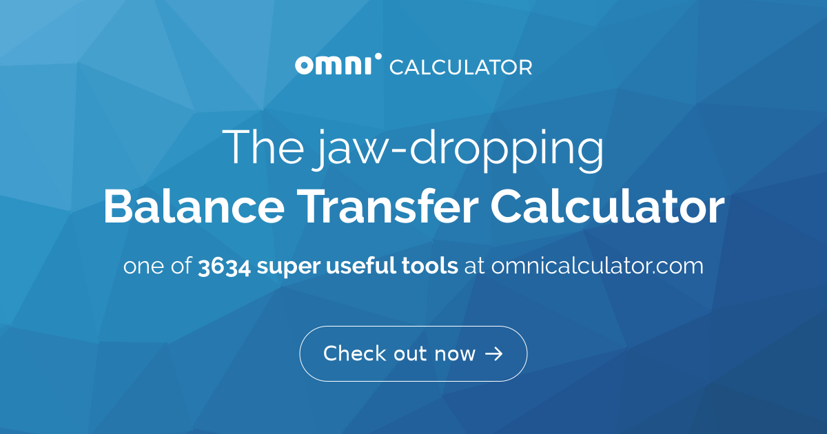 3 balance transfer fee calculator