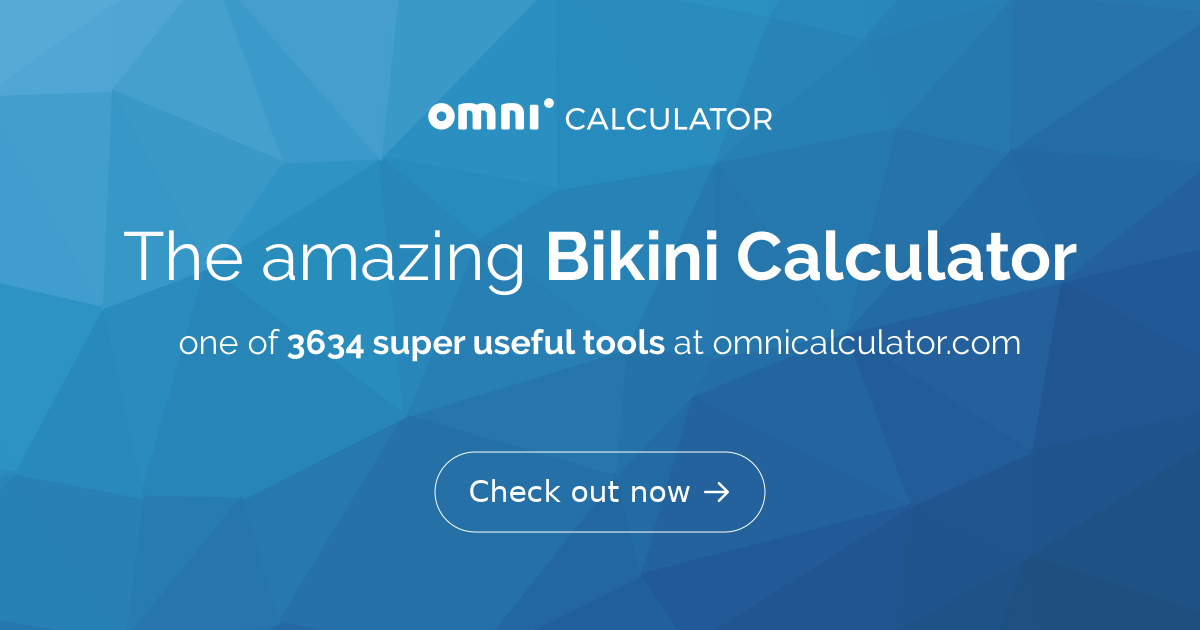 Bikini Calculator  Pick the Perfect Bikini