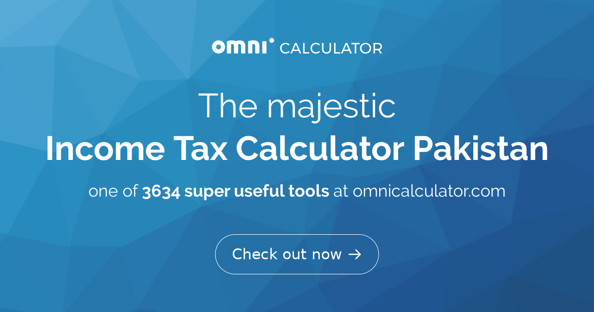 Tax Calculator Pakistan
