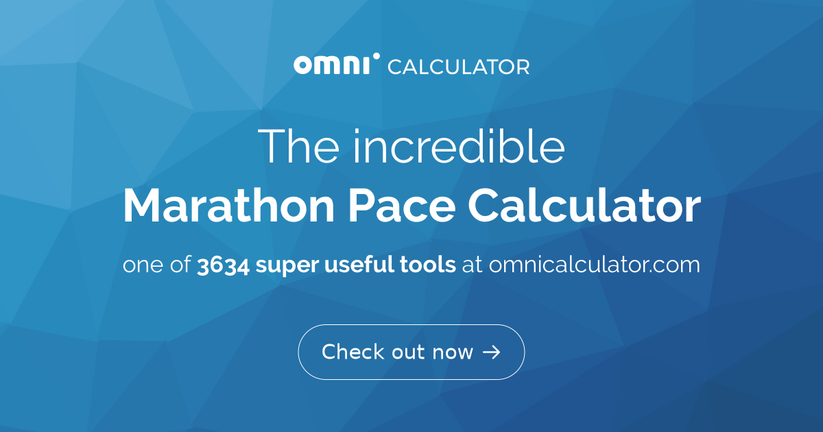 Pace Calculator