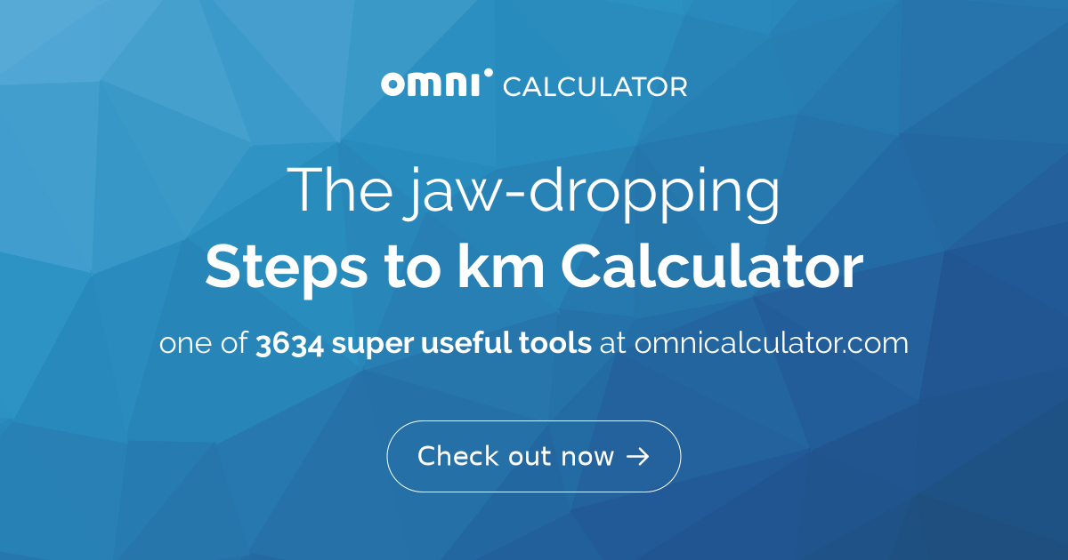 steps-to-km-calculator