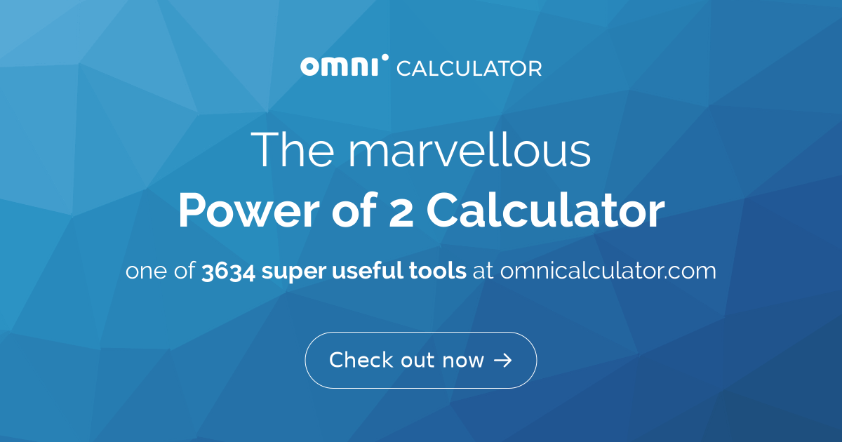 2 power of 5 calculator