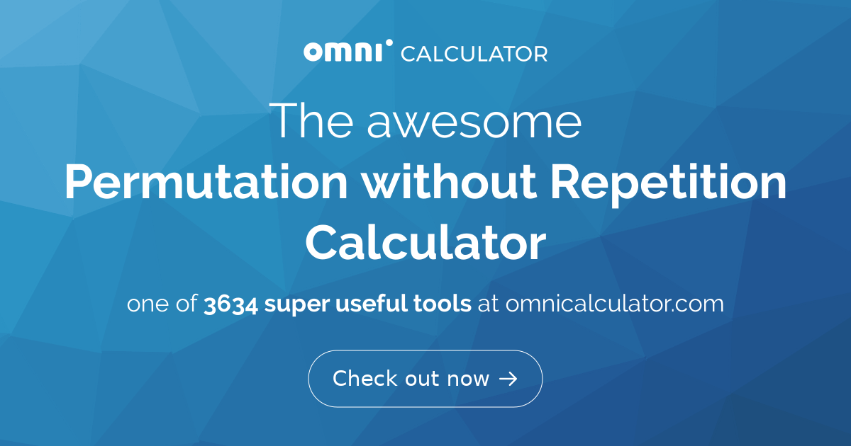 Permutation calcu deals