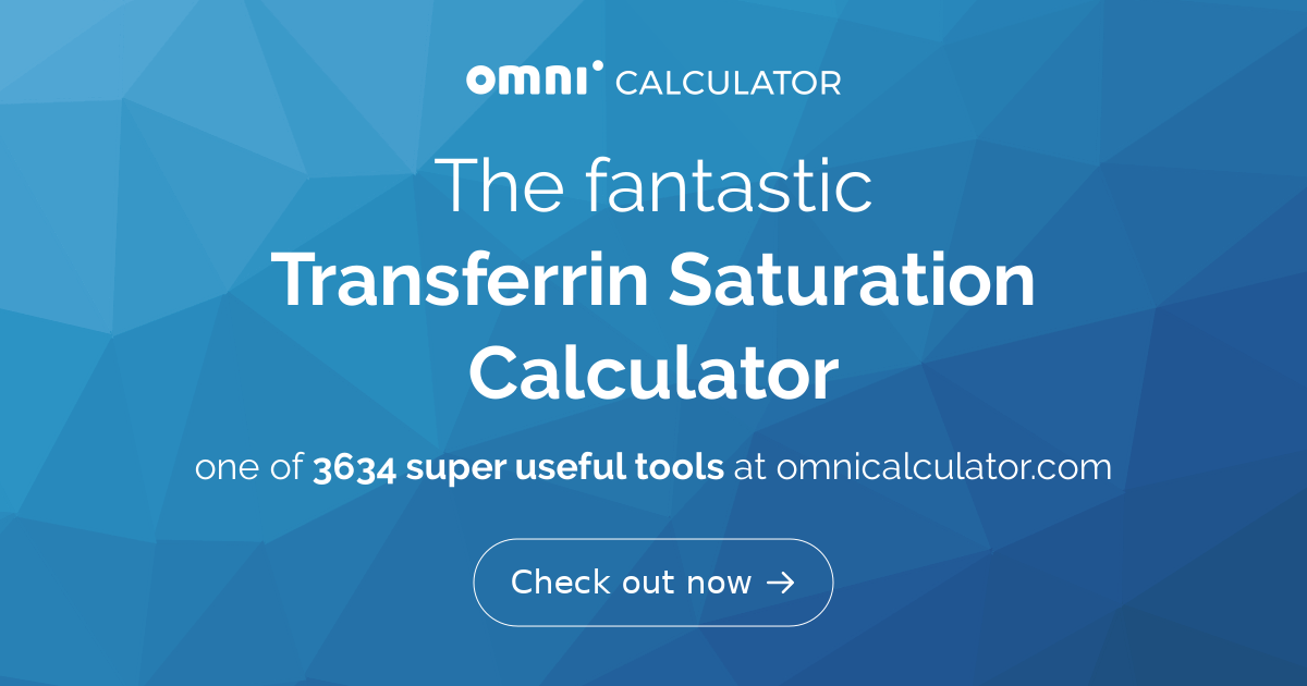 transferrin-saturation-calculator