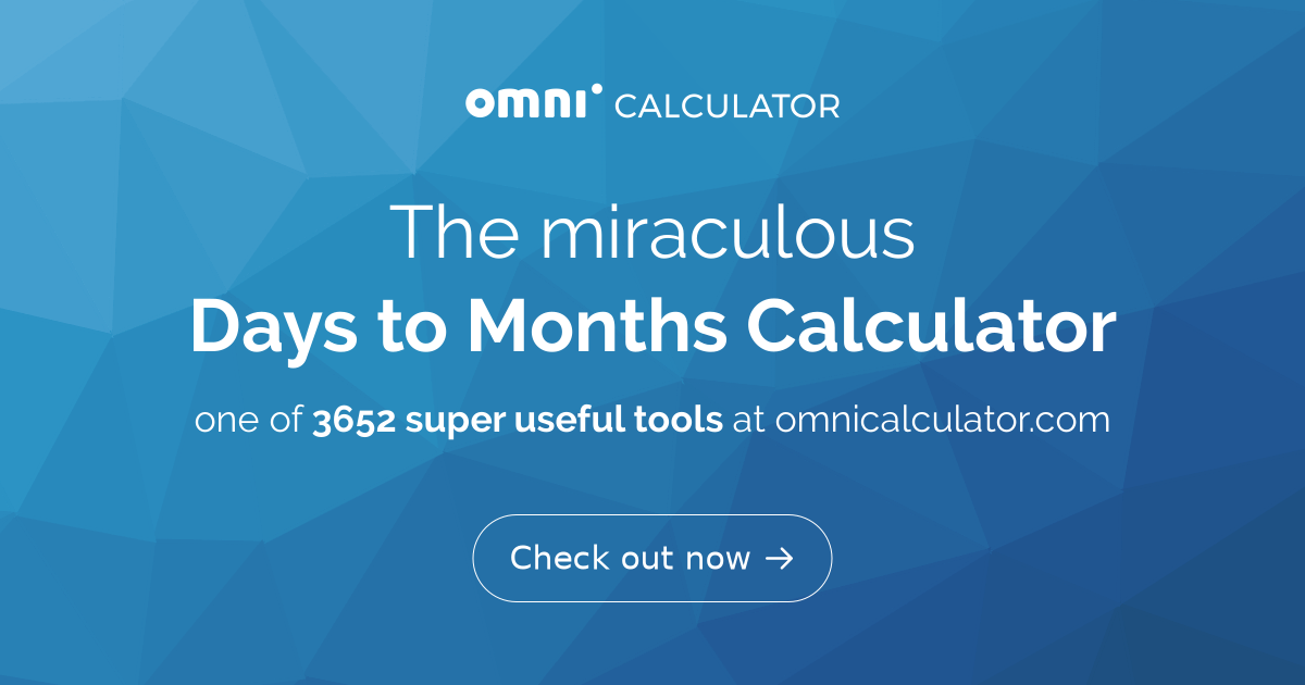 days-to-months-calculator