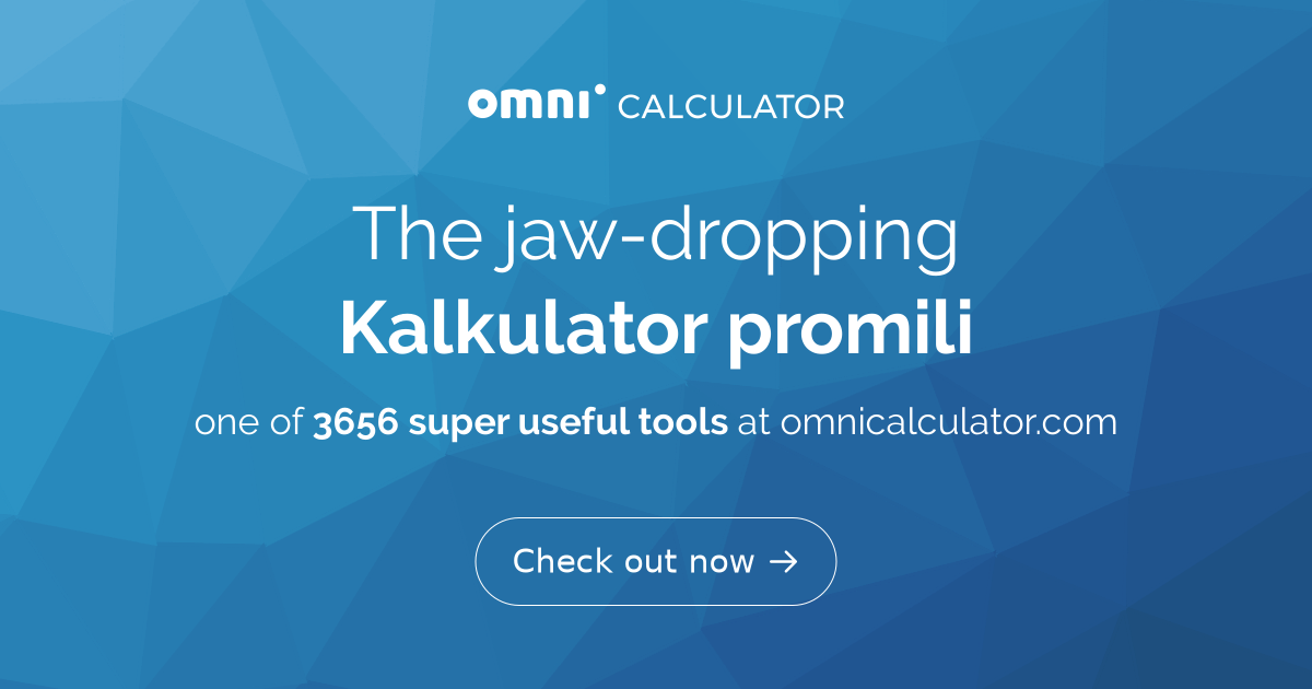Promilit Calculation Kalkulator promili