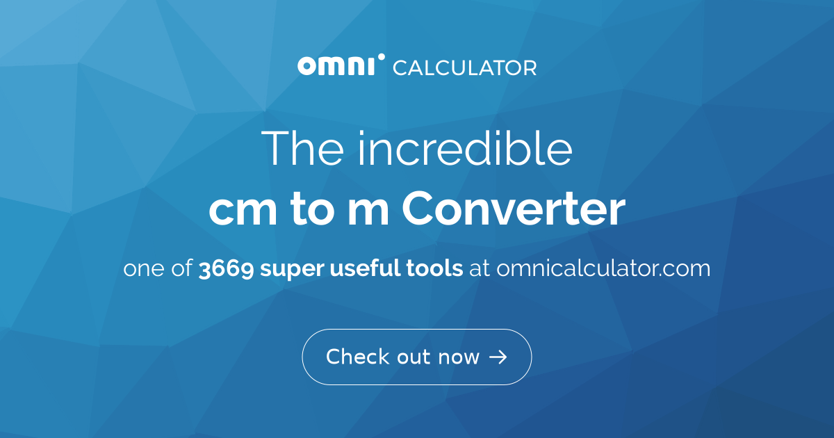 Cm To M Converter cm-to-m-converter