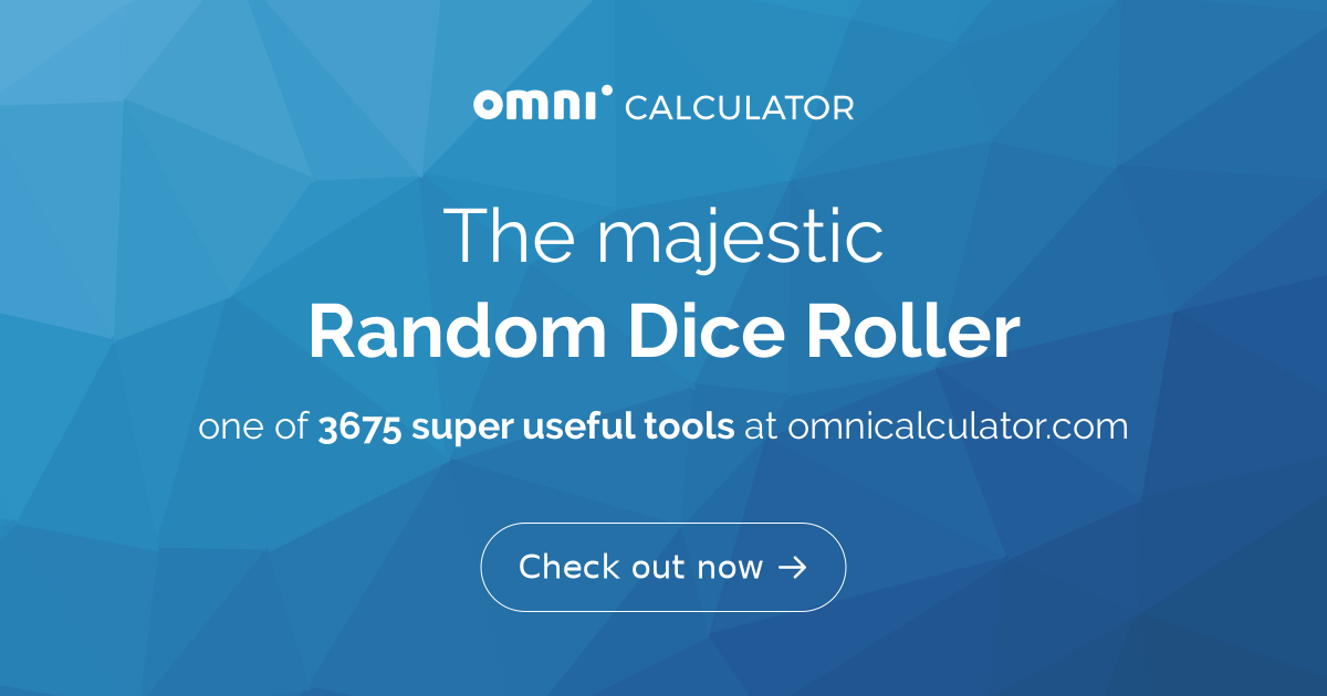 Random dice roller