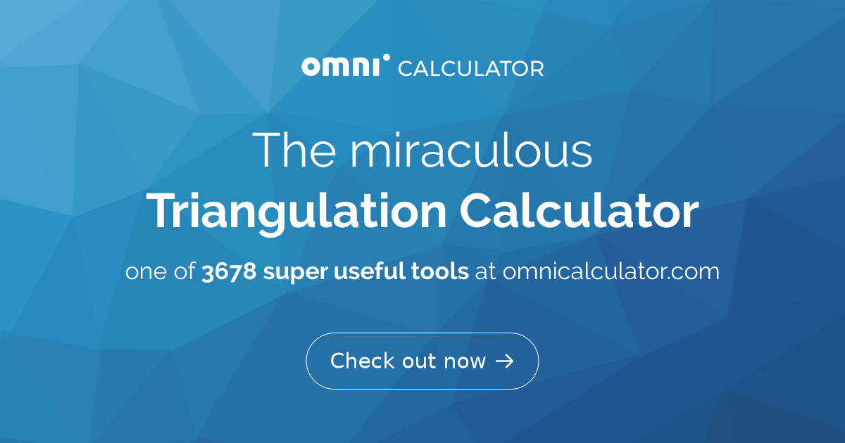 Triangulation Calculator