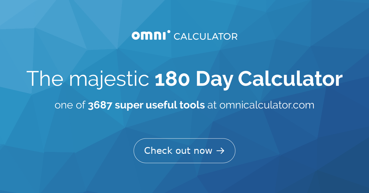 180-day-calculator