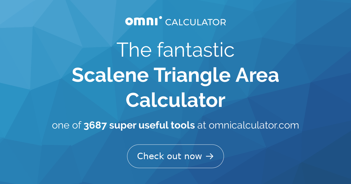 Scalene Triangle Area Calculator