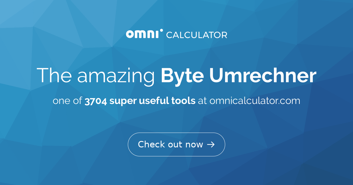 Byte Umrechner