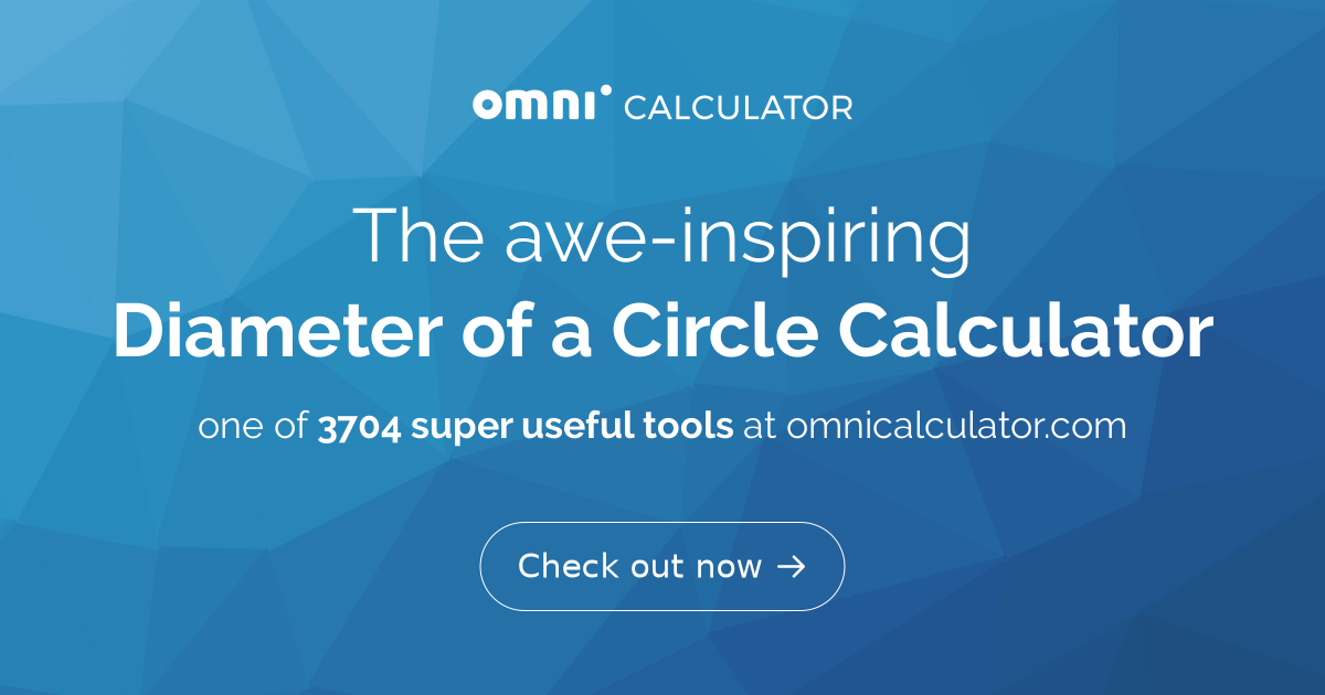 Diameter of a Circle Calculator
