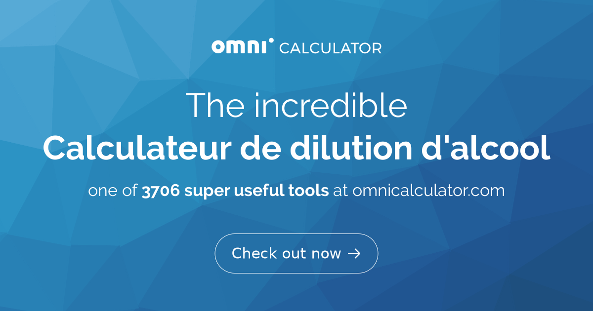 Calculateur de dilution d'alcool Vin, bière, eaudevie — free download