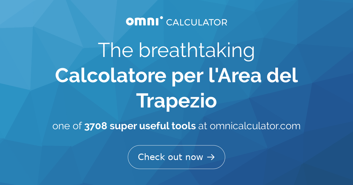 Calcolatore per l'Area del Trapezio